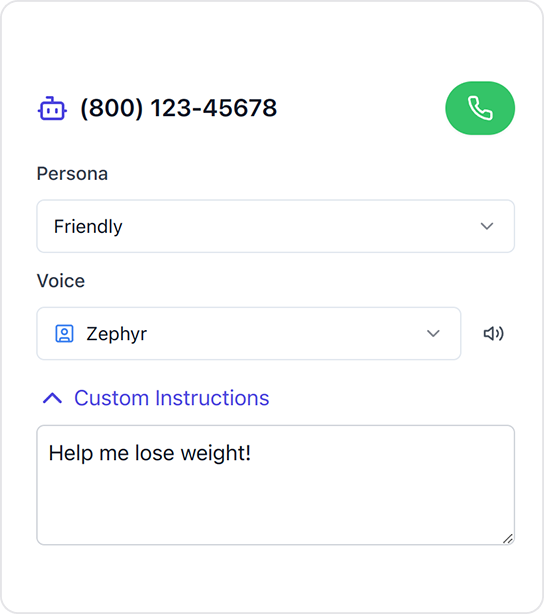 Create multiple AI assistants with different voices and personas